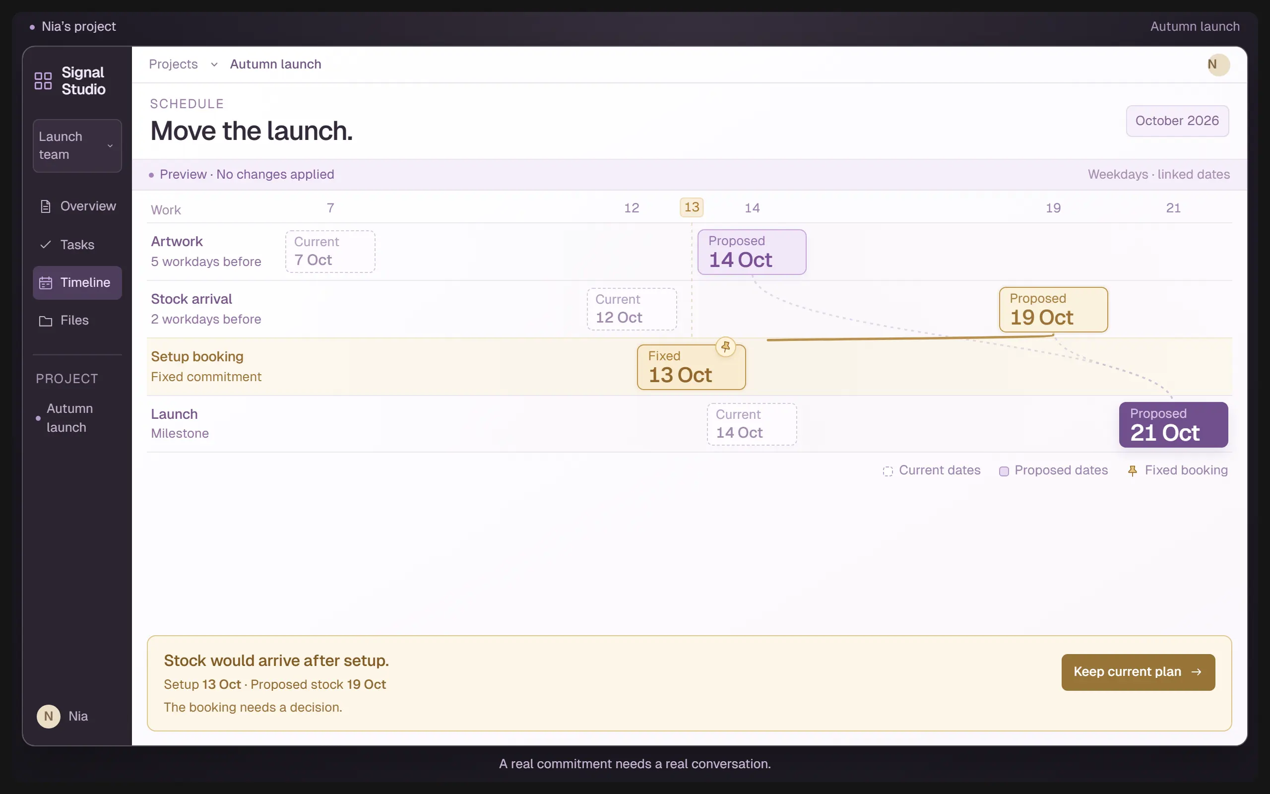 A still from the Shift product film.